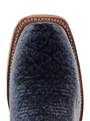 R.Watson RWL7103-1 Ladies Cape Buffalo Western Boot Midnight Blue toe view. If you need any assistance with this item or the purchase of this item please call us at five six one seven four eight eight eight zero one Monday through Saturday 10:00a.m EST to 8:00 p.m EST