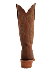 R.Watson RWL8315-1 Ladies Cowhide Narrow Square Camel Brown back view. If you need any assistance with this item or the purchase of this item please call us at five six one seven four eight eight eight zero one Monday through Saturday 10:00a.m EST to 8:00 p.m EST