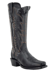 R.Watson RWL8321 Ladies Triad Western Boot Black side / front view. If you need any assistance with this item or the purchase of this item please call us at five six one seven four eight eight eight zero one Monday through Saturday 10:00a.m EST to 8:00 p.m EST