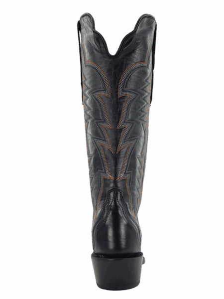 R.Watson RWL8321 Ladies Triad Western Boot Black back view. If you need any assistance with this item or the purchase of this item please call us at five six one seven four eight eight eight zero one Monday through Saturday 10:00a.m EST to 8:00 p.m EST