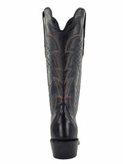 R.Watson RWL8321 Ladies Triad Western Boot Black back view. If you need any assistance with this item or the purchase of this item please call us at five six one seven four eight eight eight zero one Monday through Saturday 10:00a.m EST to 8:00 p.m EST