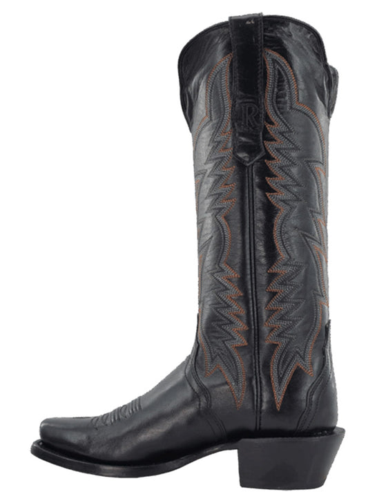 R.Watson RWL8321 Ladies Triad Western Boot Black side view. If you need any assistance with this item or the purchase of this item please call us at five six one seven four eight eight eight zero one Monday through Saturday 10:00a.m EST to 8:00 p.m EST