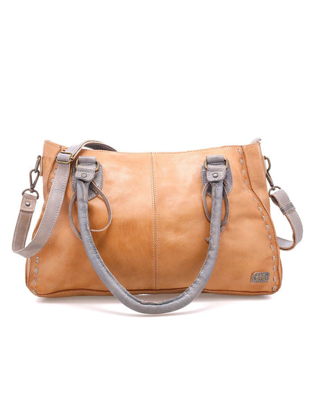 Bed Stu A450217-OTICRS-X Womens Rockababy Crossbody Handbag Oats Icicle Rustic front view. If you need any assistance with this item or the purchase of this item please call us at five six one seven four eight eight eight zero one Monday through Saturday 10:00a.m EST to 8:00 p.m EST
