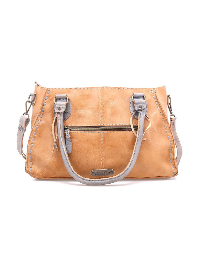 Bed Stu A450217-OTICRS-X Womens Rockababy Crossbody Handbag Oats Icicle Rustic front view. If you need any assistance with this item or the purchase of this item please call us at five six one seven four eight eight eight zero one Monday through Saturday 10:00a.m EST to 8:00 p.m EST