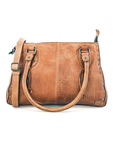 Bed Stu A450217-TADD-X Womens Rockababy Crossbody Handbag Tan front view. If you need any assistance with this item or the purchase of this item please call us at five six one seven four eight eight eight zero one Monday through Saturday 10:00a.m EST to 8:00 p.m EST
