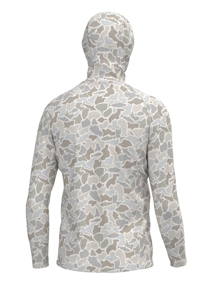 Local Boy Outfitters L1400084-SWC Mens Heather Blend Hoodie Saltwater Camo front view. If you need any assistance with this item or the purchase of this item please call us at five six one seven four eight eight eight zero one Monday through Saturday 10:00a.m EST to 8:00 p.m EST
