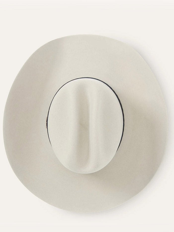 Stetson SFMEDL-724288 Medalist 5X Fur Wool Blend Hat Silver side / front view. If you need any assistance with this item or the purchase of this item please call us at five six one seven four eight eight eight zero one Monday through Saturday 10:00a.m EST to 8:00 p.m EST