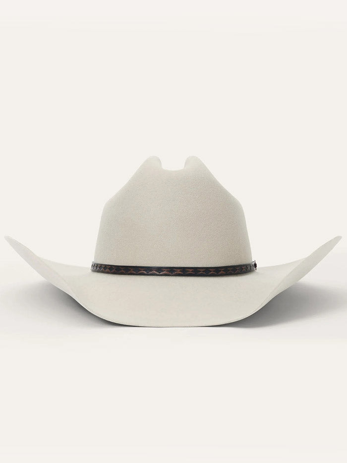 Stetson SFMEDL-724288 Medalist 5X Fur Wool Blend Hat Silver side / front view. If you need any assistance with this item or the purchase of this item please call us at five six one seven four eight eight eight zero one Monday through Saturday 10:00a.m EST to 8:00 p.m EST