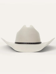 Stetson SFMEDL-724288 Medalist 5X Fur Wool Blend Hat Silver front view. If you need any assistance with this item or the purchase of this item please call us at five six one seven four eight eight eight zero one Monday through Saturday 10:00a.m EST to 8:00 p.m EST