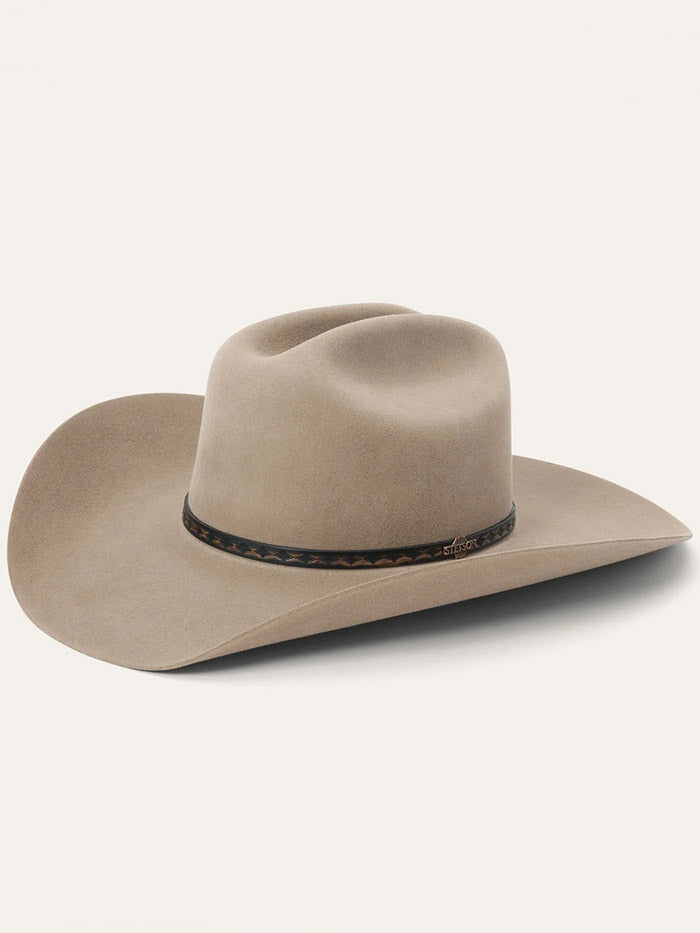 Stetson SFMEDL-7242E5 Medalist 5X Fur Wool Blend Hat Sahara side / front view. If you need any assistance with this item or the purchase of this item please call us at five six one seven four eight eight eight zero one Monday through Saturday 10:00a.m EST to 8:00 p.m EST