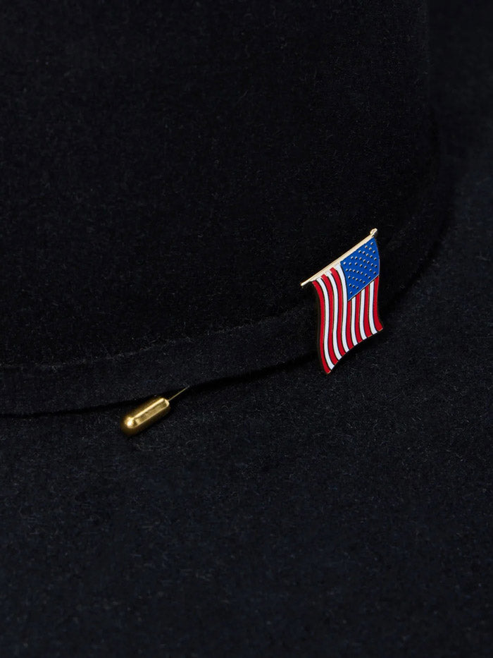 Stetson SFS250-754207 SKYLINE 6X USA 250 Edition Felt Hat Black side / front view. If you need any assistance with this item or the purchase of this item please call us at five six one seven four eight eight eight zero one Monday through Saturday 10:00a.m EST to 8:00 p.m EST 