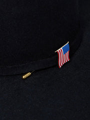 Stetson SFS250-754207 SKYLINE 6X USA 250 Edition Felt Hat Black flag. If you need any assistance with this item or the purchase of this item please call us at five six one seven four eight eight eight zero one Monday through Saturday 10:00a.m EST to 8:00 p.m EST