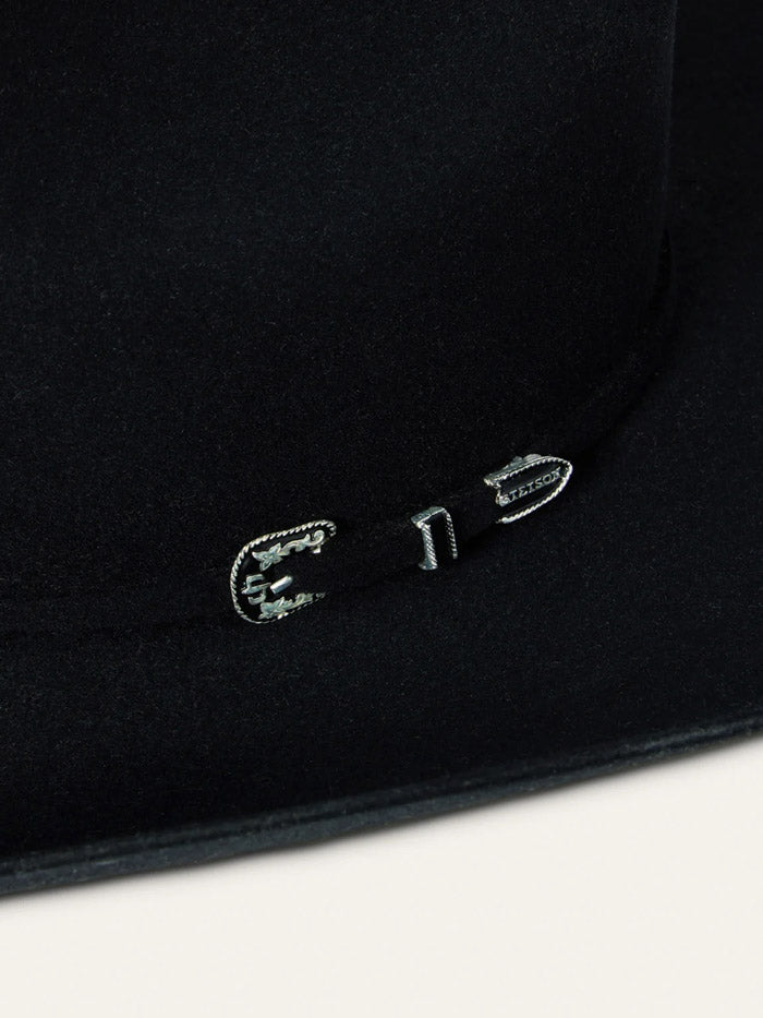 Stetson SFS250-754207 SKYLINE 6X USA 250 Edition Felt Hat Black side / front view. If you need any assistance with this item or the purchase of this item please call us at five six one seven four eight eight eight zero one Monday through Saturday 10:00a.m EST to 8:00 p.m EST 