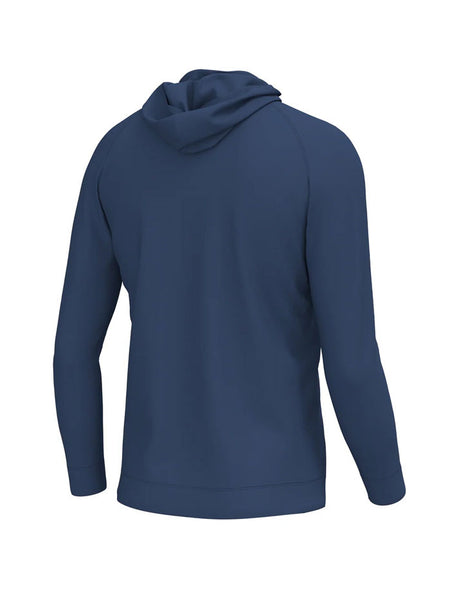 Local Boy Outfitters L1300035-CBT Mens Hemlock Hoodie Cobalt Blue back view. If you need any assistance with this item or the purchase of this item please call us at five six one seven four eight eight eight zero one Monday through Saturday 10:00a.m EST to 8:00 p.m EST
