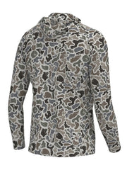 Local Boy Outfitters L1300035-DLF Mens Hemlock Hoodie Distressed LCF back view. If you need any assistance with this item or the purchase of this item please call us at five six one seven four eight eight eight zero one Monday through Saturday 10:00a.m EST to 8:00 p.m EST