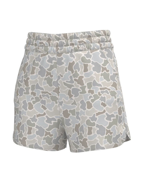 Local Girl Outfitters L5160000-FCW Womens LG High-Waisted Volley Shorts Forest Camo Saltwater front view. If you need any assistance with this item or the purchase of this item please call us at five six one seven four eight eight eight zero one Monday through Saturday 10:00a.m EST to 8:00 p.m EST
