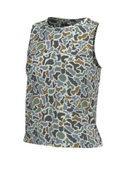 Local Girl Outfitters L5140005-LCB Womens LG Muscle Tank 2.0 Localflage Bluff front view. If you need any assistance with this item or the purchase of this item please call us at five six one seven four eight eight eight zero one Monday through Saturday 10:00a.m EST to 8:00 p.m EST
