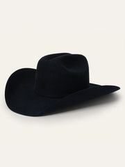 Stetson SFS250-754207 SKYLINE 6X USA 250 Edition Felt Hat Black side / front view. If you need any assistance with this item or the purchase of this item please call us at five six one seven four eight eight eight zero one Monday through Saturday 10:00a.m EST to 8:00 p.m EST 