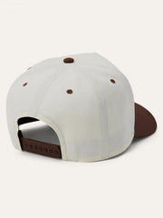 Stetson SCSCAF-0004 Cowhide Patch Trucker Hat Ivory back view. If you need any assistance with this item or the purchase of this item please call us at five six one seven four eight eight eight zero one Monday through Saturday 10:00a.m EST to 8:00 p.m EST
