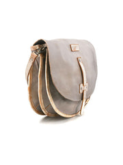 Bed Stu A621043-IRSNLX-X Womens Sequoia Crossbody Handbag Icicle Rustic Nectar Lux side and front view. If you need any assistance with this item or the purchase of this item please call us at five six one seven four eight eight eight zero one Monday through Saturday 10:00a.m EST to 8:00 p.m EST
