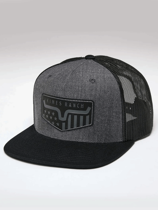 Kimes Ranch SPANGLED Hat Charcoal Heather side / front view. If you need any assistance with this item or the purchase of this item please call us at five six one seven four eight eight eight zero one Monday through Saturday 10:00a.m EST to 8:00 p.m EST