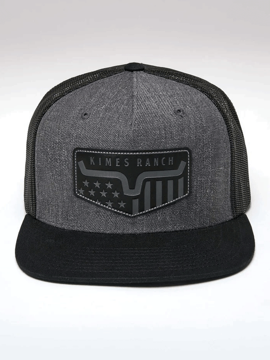 Kimes Ranch SPANGLED Hat Charcoal Heather front view. If you need any assistance with this item or the purchase of this item please call us at five six one seven four eight eight eight zero one Monday through Saturday 10:00a.m EST to 8:00 p.m EST