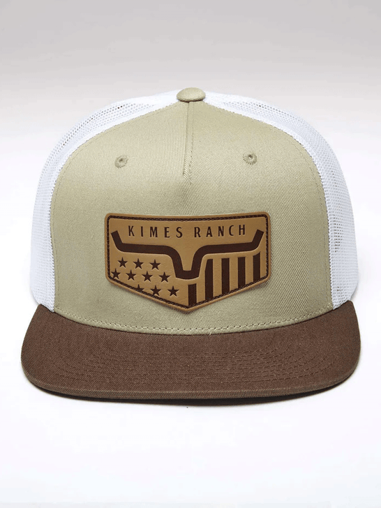 Kimes Ranch SPANGLED Hat Khaki front view. If you need any assistance with this item or the purchase of this item please call us at five six one seven four eight eight eight zero one Monday through Saturday 10:00a.m EST to 8:00 p.m EST