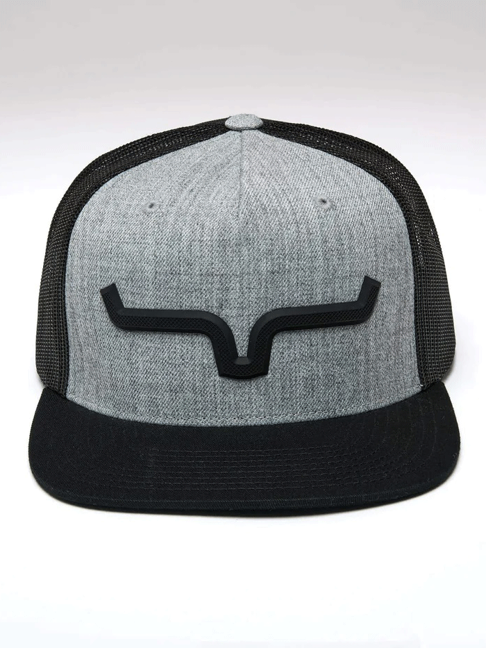 Kimes Ranch SUPER CHARGED Hat Grey Heather side / front view. If you need any assistance with this item or the purchase of this item please call us at five six one seven four eight eight eight zero one Monday through Saturday 10:00a.m EST to 8:00 p.m EST