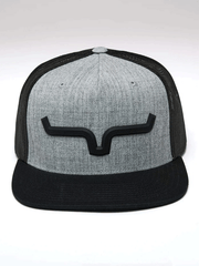 Kimes Ranch SUPER CHARGED Hat Grey Heather front view. If you need any assistance with this item or the purchase of this item please call us at five six one seven four eight eight eight zero one Monday through Saturday 10:00a.m EST to 8:00 p.m EST