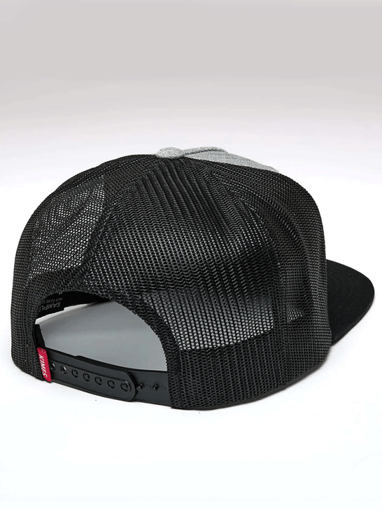 Kimes Ranch SUPER CHARGED Hat Grey Heather back / side view. If you need any assistance with this item or the purchase of this item please call us at five six one seven four eight eight eight zero one Monday through Saturday 10:00a.m EST to 8:00 p.m EST