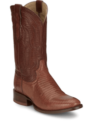 Tony Lama DR5152 Mens Kirtland Lizard Boot Cognac side / front view. If you need any assistance with this item or the purchase of this item please call us at five six one seven four eight eight eight zero one Monday through Saturday 10:00a.m EST to 8:00 p.m EST