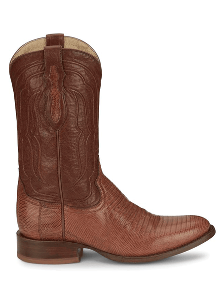 Tony Lama DR5152 Mens Kirtland Lizard Boot Cognac side view. If you need any assistance with this item or the purchase of this item please call us at five six one seven four eight eight eight zero one Monday through Saturday 10:00a.m EST to 8:00 p.m EST