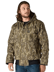 Carhartt 104392-BRN Mens Washed Duck Sherpa Lined Jacket Brown front view. If you need any assistance with this item or the purchase of this item please call us at five six one seven four eight eight eight zero one Monday through Saturday 10:00a.m EST to 8:00 p.m EST
