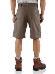 Carhartt B147-DKH Mens Loose Fit Canvas Utility Work Short Dark Khaki back view (different color, shown for reference) If you need any assistance with this item or the purchase of this item please call us at five six one seven four eight eight eight zero one Monday through Saturday 10:00a.m EST to 8:00 p.m EST