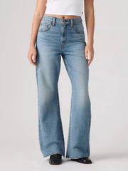Levi's 0081R0003 Womens Cinch Flare Jeans Handled That Medium Wash front view. If you need any assistance with this item or the purchase of this item please call us at five six one seven four eight eight eight zero one Monday through Saturday 10:00a.m EST to 8:00 p.m EST
