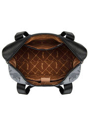 Wrangler WG286-5110BK Womens Camo Print Collection Duffle Bag Black inside view. If you need any assistance with this item or the purchase of this item please call us at five six one seven four eight eight eight zero one Monday through Saturday 10:00a.m EST to 8:00 p.m EST