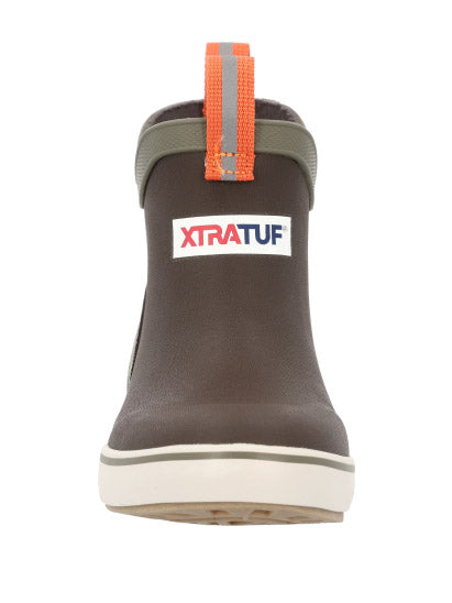 Xtratuf XKABRT90 Youth Ankle Deck Boot Realtree Edge Dark Brown front and side view. If you need any assistance with this item or the purchase of this item please call us at five six one seven four eight eight eight zero one Monday through Saturday 10:00a.m EST to 8:00 p.m EST
