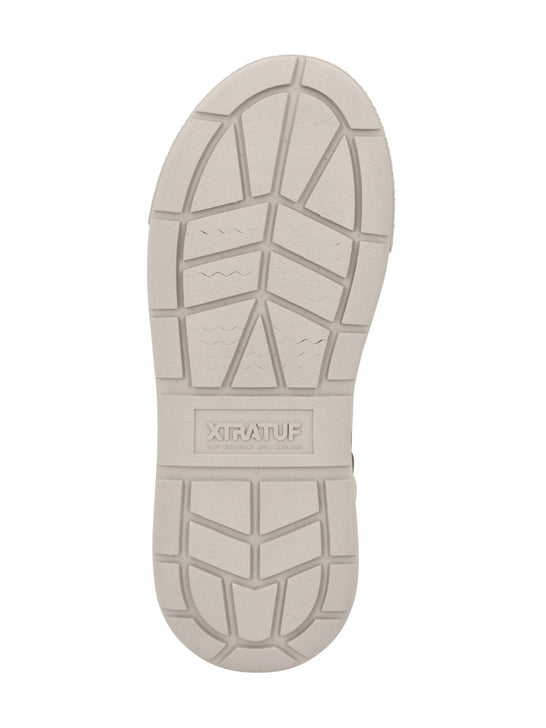 Xtratuf XKADSDCM Youth Sport Ankle Deck Boot Duck Camo sole view. If you need any assistance with this item or the purchase of this item please call us at five six one seven four eight eight eight zero one Monday through Saturday 10:00a.m EST to 8:00 p.m EST