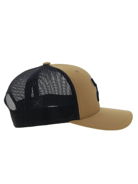 Hooey 2204T-TNBK STERLING Snapback Hat Tan Black right side view. If you need any assistance with this item or the purchase of this item please call us at five six one seven four eight eight eight zero one Monday through Saturday 10:00a.m EST to 8:00 p.m EST