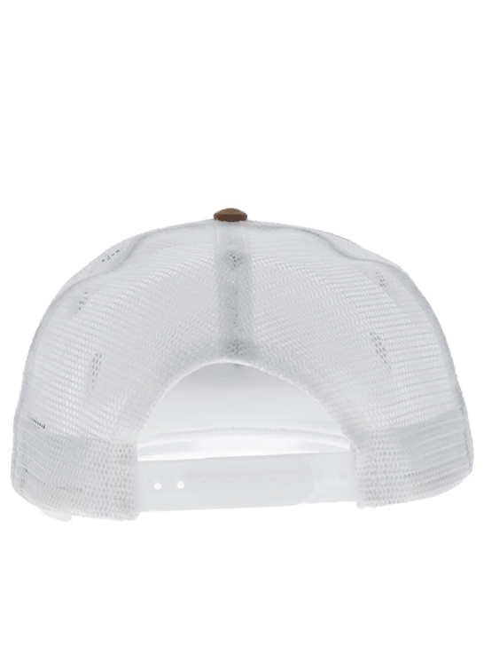 Hooey BC004T-TNWH BAD COMPANY Embroidered Logo Hat Tan And White back view. If you need any assistance with this item or the purchase of this item please call us at five six one seven four eight eight eight zero one Monday through Saturday 10:00a.m EST to 8:00 p.m EST