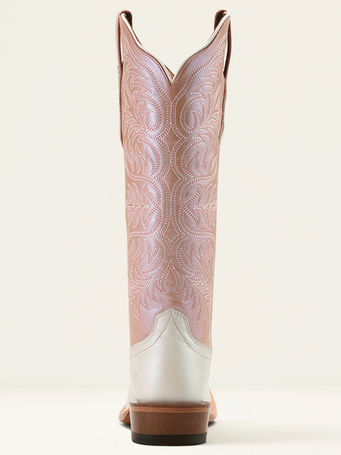 Ariat 10061327 Womens Futurity Blanche Western Boot Ivory Pearl front and side view. If you need any assistance with this item or the purchase of this item please call us at five six one seven four eight eight eight zero one Monday through Saturday 10:00a.m EST to 8:00 p.m EST