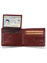 Brighton 89548 Carnegie Passcase Wallet Brown inside open view. If you need any assistance with this item or the purchase of this item please call us at five six one seven four eight eight eight zero one Monday through Saturday 10:00a.m EST to 8:00 p.m EST