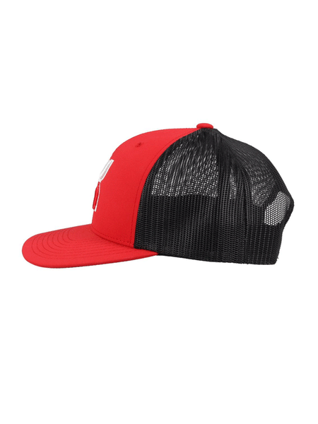 Hooey 2118T-RDBK BOQUILLAS Mid Profile Snapback Trucker Hat Black And Red. If you need any assistance with this item or the purchase of this item please call us at five six one seven four eight eight eight zero one Monday through Saturday 10:00a.m EST to 8:00 p.m EST