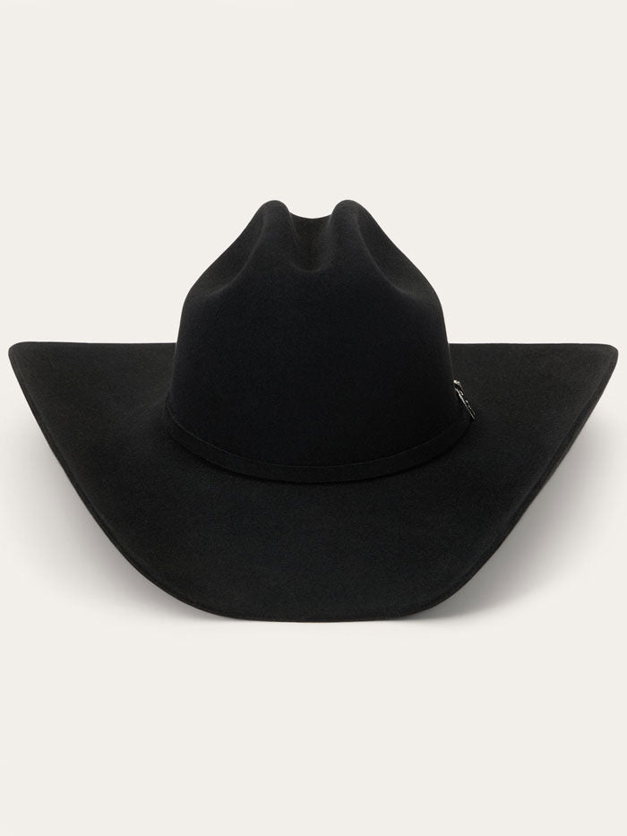 Stetson SFSKYL-724207 SKYLINE 6X Profile 72 Felt Hat Black side / front view. If you need any assistance with this item or the purchase of this item please call us at five six one seven four eight eight eight zero one Monday through Saturday 10:00a.m EST to 8:00 p.m EST