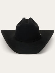 Stetson SFSKYL-724207 SKYLINE 6X Profile 72 Felt Hat Black front view. If you need any assistance with this item or the purchase of this item please call us at five six one seven four eight eight eight zero one Monday through Saturday 10:00a.m EST to 8:00 p.m EST