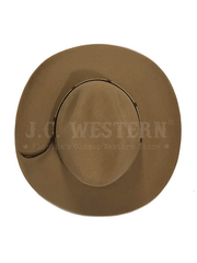 Serratelli GRANDRIVER312PCN 4X Felt Western Hat Pecan  view from above. If you need any assistance with this item or the purchase of this item please call us at five six one seven four eight eight eight zero one Monday through Saturday 10:00a.m EST to 8:00 p.m EST
