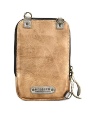 Bed Stu A450319-OTICRS-X Womens Alelike Essentials Crossbody Bag Oats Icicle Rustic back view. If you need any assistance with this item or the purchase of this item please call us at five six one seven four eight eight eight zero one Monday through Saturday 10:00a.m EST to 8:00 p.m EST
