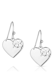 Montana Silversmiths ER5818 Womens Love for Texas Earrings Silver back. If you need any assistance with this item or the purchase of this item please call us at five six one seven four eight eight eight zero one Monday through Saturday 10:00a.m EST to 8:00 p.m EST