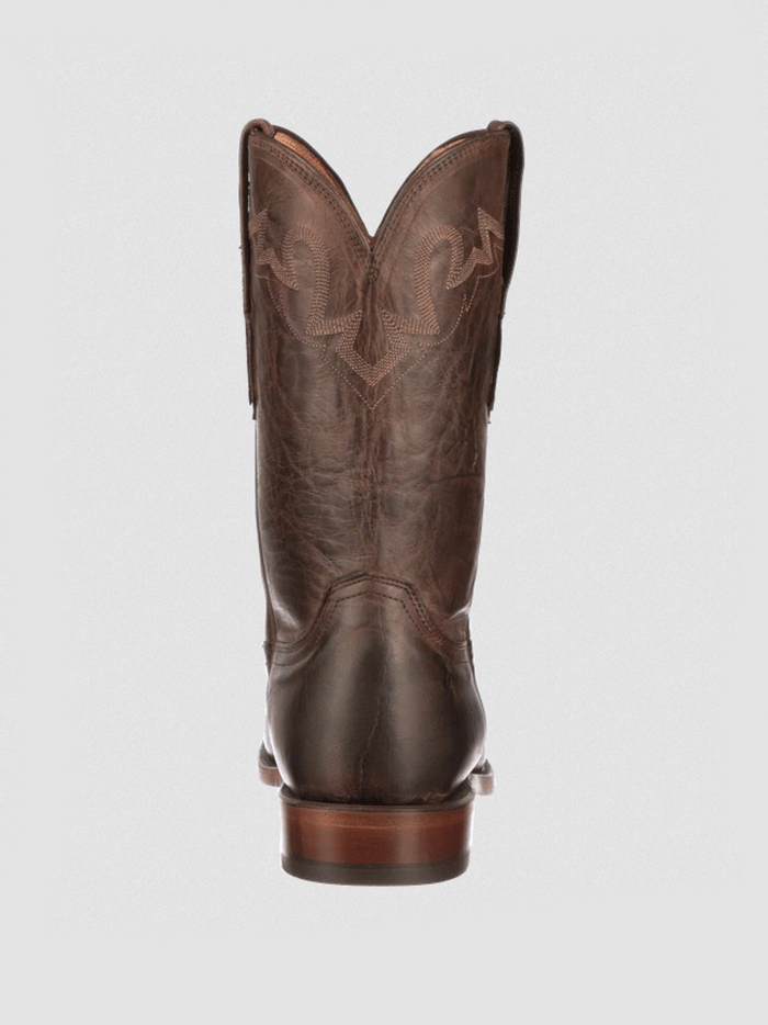 Lucchese CL6510.C2 Mens Sunset Roper Chocolate front and side view. If you need any assistance with this item or the purchase of this item please call us at five six one seven four eight eight eight zero one Monday through Saturday 10:00a.m EST to 8:00 p.m EST