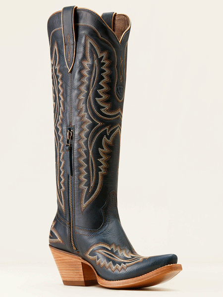 Ariat 10048293 Womens Casanova Western Boot Deepest Navy inner side view. If you need any assistance with this item or the purchase of this item please call us at five six one seven four eight eight eight zero one Monday through Saturday 10:00a.m EST to 8:00 p.m EST